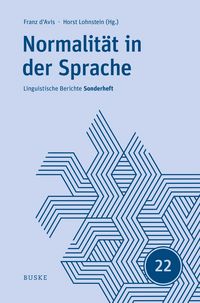 Produktbild: Normalit&auml;t in der Sprache
