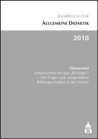 Produktbild: Jahrbuch f&uuml;r Allgemeine Didaktik 2018
