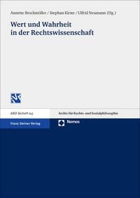 Produktbild: Wert und Wahrheit in der Rechtswissenschaft