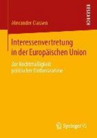 Produktbild: Interessenvertretung in der Europ&auml;ischen Union