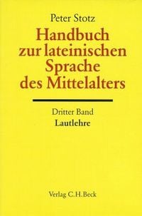 Produktbild: Handbuch zur lateinischen Sprache des Mittelalters. Tl.3