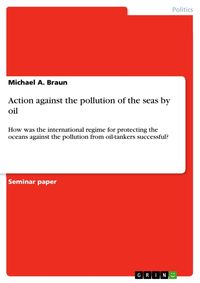 Produktbild: Action against the pollution of the seas by oil