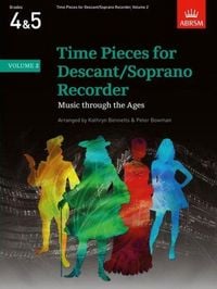 Produktbild: Time Pieces for Descant/Soprano Recorder, Volume 2