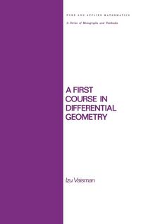 Produktbild: A First Course in Differential Geometry