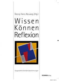 Produktbild: Wissen-K&ouml;nnen-Reflektion