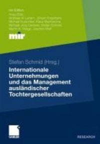Produktbild: Internationale Unternehmungen und das Management ausl&auml;ndischer Tochtergesellschaften