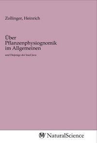 Produktbild: &Uuml;ber Pflanzenphysiognomik im Allgemeinen