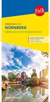 Produktbild: Falk Stadtplan Extra N&uuml;rnberg 1:20.000