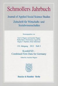 Produktbild: KombiFiD &ndash; Combined Firm Data for Germany.