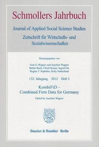 Produktbild: KombiFiD &ndash; Combined Firm Data for Germany.
