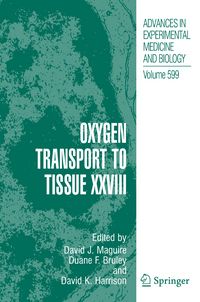Produktbild: Oxygen Transport to Tissue XXVIII