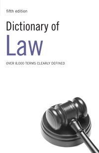 Bild vom Artikel Dictionary of Law vom Autor Ned Beale