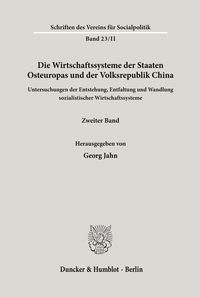 Produktbild: Die Wirtschaftssysteme der Staaten Osteuropas und der Volksrepublik China.