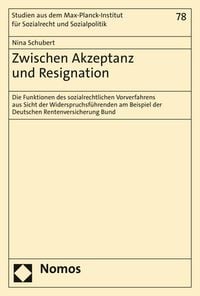 Produktbild: Zwischen Akzeptanz und Resignation