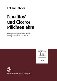 Produktbild: Panaitios' und Ciceros Pflichtenlehre