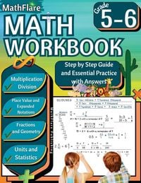 Produktbild: MathFlare - Math Workbook 5th and 6th Grade