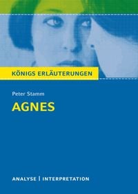 Produktbild: Agnes. Textanalyse und Interpretation zu Peter Stamm. Agnes