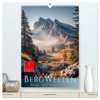 Produktbild: Bergwelten - Berge T&auml;ler Augenblicke (hochwertiger Premium Wandkalender 2026 DIN A2 hoch), Kunstdruck in Hochglanz