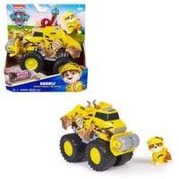 Produktbild: PAW Patrol Rescue Wheels - Rubbles Bulldozer Monstertruck mit Rubble Hundefigur&nbsp;