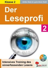 Produktbild: Der Leseprofi / Lesetraining Klasse 2
