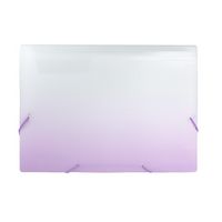 Produktbild: Idena F&auml;chermappe PP Color Edition 12 F&auml;cher wei&szlig;/lila DIN A4