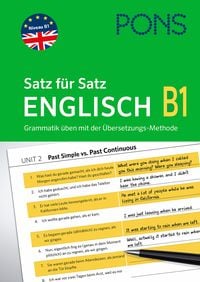 Produktbild: PONS Satz f&uuml;r Satz Englisch Grammatik B1