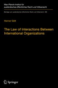 Produktbild: The Law of Interactions Between International Organizations