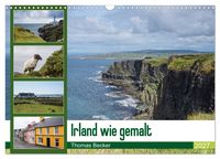 Produktbild: Irland wie gemalt (Wandkalender 2027 DIN A3 quer), CALVENDO Monatskalender