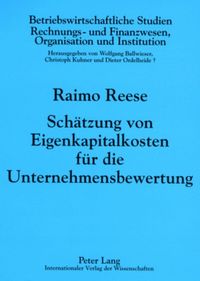 Produktbild: Sch&auml;tzung von Eigenkapitalkosten f&uuml;r die Unternehmensbewertung