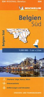 Bild vom Artikel Michelin Belgien Süd. Straßen- und Tourismuskarte 1:200.000 vom Autor 