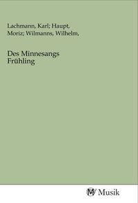 Produktbild: Des Minnesangs Fr&uuml;hling