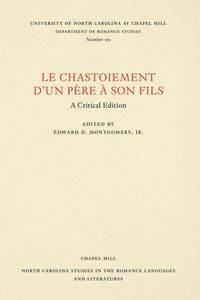 Produktbild: Le Chastoiement d'un p&egrave;re &agrave; son fils
