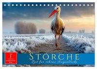 Produktbild: St&ouml;rche - Zeit f&uuml;r sch&ouml;ne Augenblicke (Tischkalender 2026 DIN A5 quer), CALVENDO Monatskalender