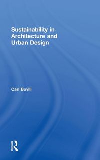 Produktbild: Sustainability in Architecture and Urban Design