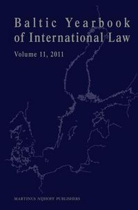 Produktbild: Baltic Yearbook of International Law, Volume 11 (2011)