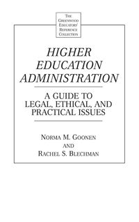 Produktbild: Higher Education Administration