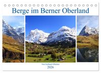 Produktbild: Berge im Berner Oberland (Tischkalender 2026 DIN A5 quer), CALVENDO Monatskalender