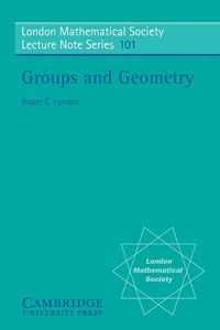 Produktbild: Groups and Geometry