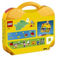 LEGO Classic 10713 Bausteine Starterkoffer, Steine und Aufbewahrungsbox