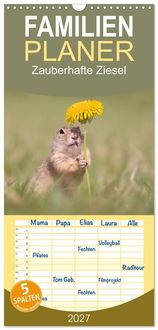 Produktbild: Familienplaner 2027 - Zauberhafte Ziesel mit 5 Spalten (Wandkalender, 21 x 45 cm) CALVENDO