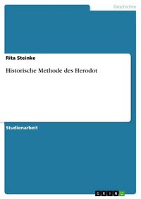 Produktbild: Historische Methode des Herodot