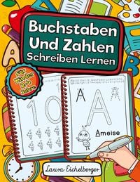 Produktbild: Buchstaben Und Zahlen Schreiben Lernen F&uuml;r Kinder 2-4 Jahre