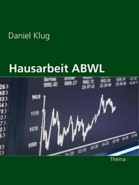 Produktbild: Hausarbeit ABWL
