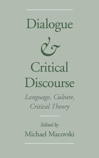 Produktbild: Dialogue and Critical Discourse