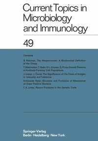 Produktbild: Current Topics in Microbiology and Immunology / Ergebnisse der Mikrobiologie und Immunit&auml;tsforschung