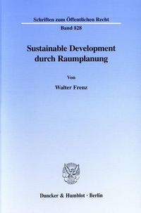 Produktbild: Sustainable Development durch Raumplanung.