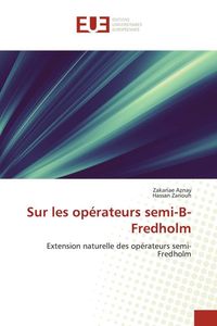 Produktbild: Sur les op&eacute;rateurs semi-B-Fredholm