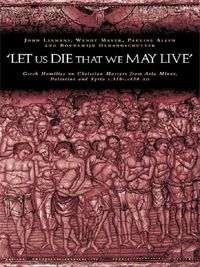 Produktbild: 'Let us die that we may live'