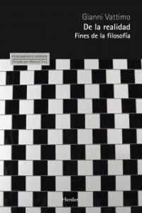 Produktbild: De la realidad : fines de la filosof&iacute;a