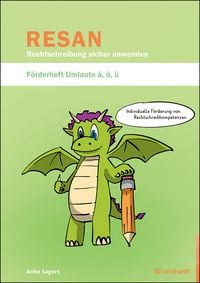 Produktbild: RESAN - Rechtschreibung sicher anwenden. F&ouml;rderheft Umlaute &auml;, &ouml;, &uuml;